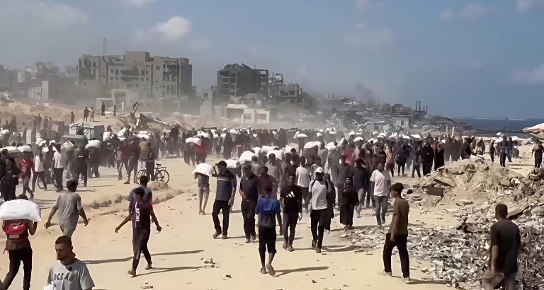 73 Palestinians Seeking Aid in Gaza Killed, 150 Injured