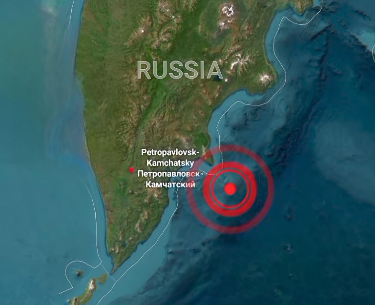 Pacific Rim on Alert:   8.8-Magnitude Quake Hits East Russia; Tsunami Warning Up
