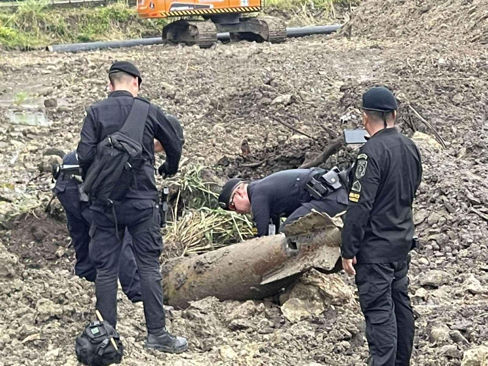 WWII Torpedo Unearthed at Manila Airport