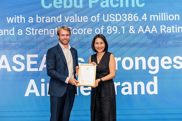 Cebu Pacific Gets Top Spot as ASEAN’s Strongest Airline Brand