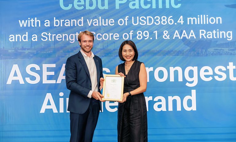 Cebu Pacific Gets Top Spot as ASEAN’s Strongest Airline Brand