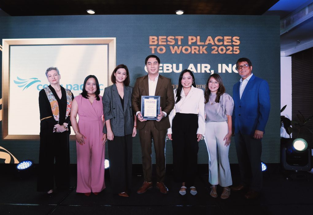 People-First Culture: Cebu Pacific Secures “Best Places to Work” Award