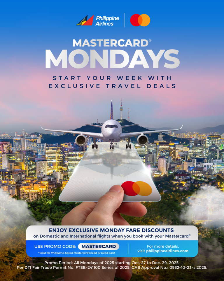 PAL, Mastercard Launch ‘Mastercard Mondays’ for Exclusive Travel Perks ...