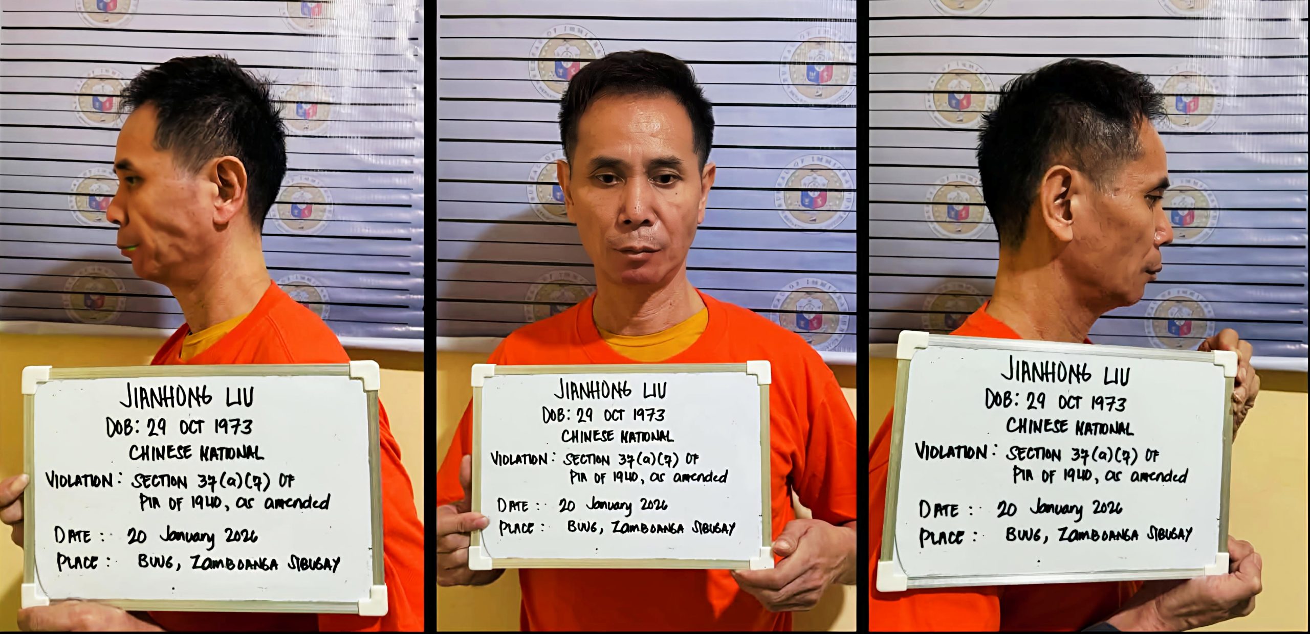 Chinese National Arrested in Zamboanga del Sur for Immigration Violations