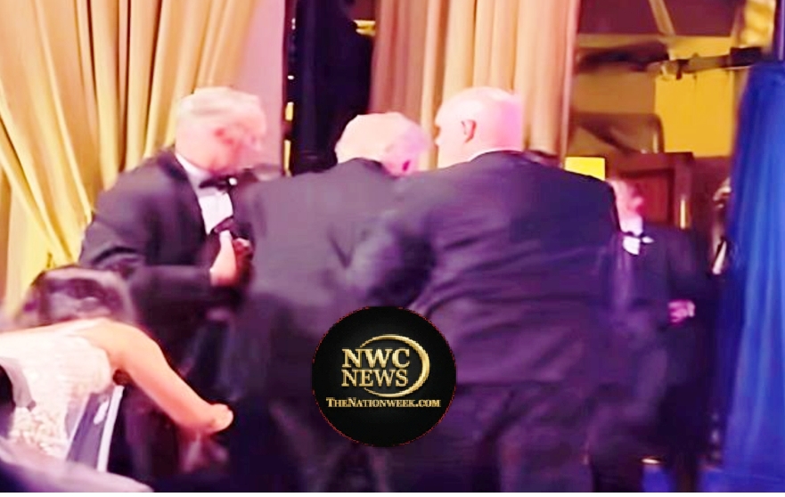 President Trump was evacuated amid gunfire at the White House Correspondents’ Dinner