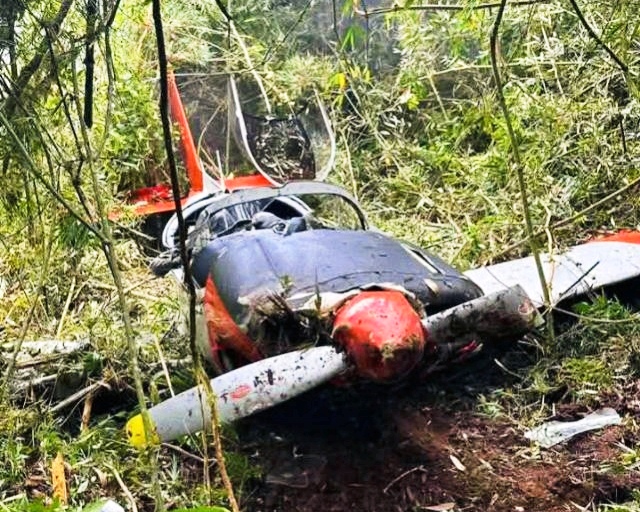 PAF Plane Crashes in Benguet Highlands, Two Crew Members Injured