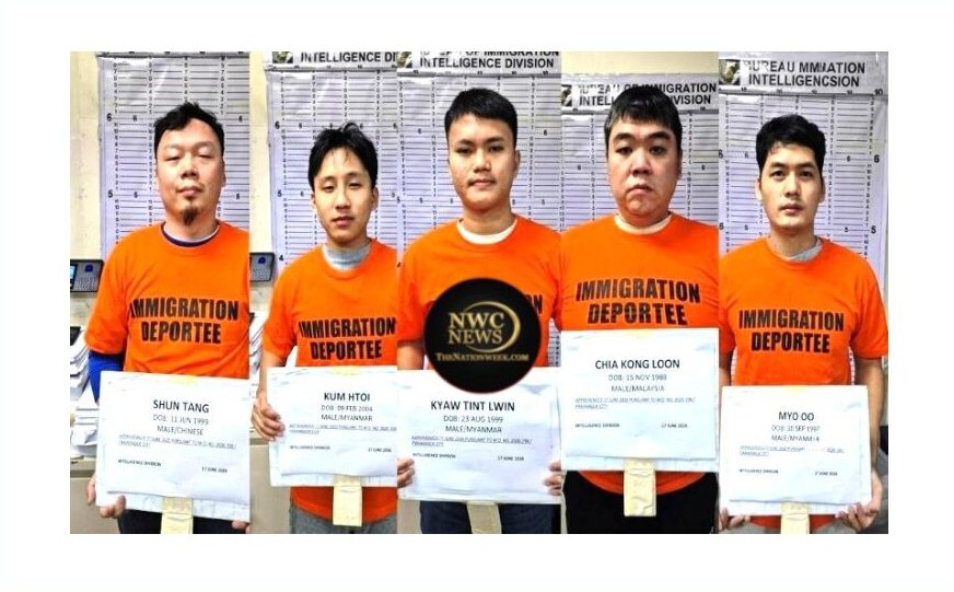 BI Dismantles Online Scam Hub, Arrests Five Foreign Nationals