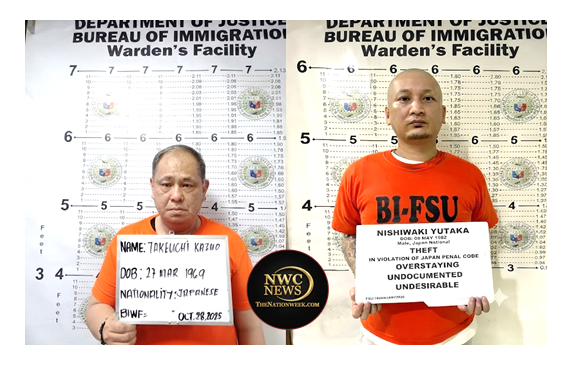 BI Strikes: Nine Arrested, Two Japanese Fugitives Deported