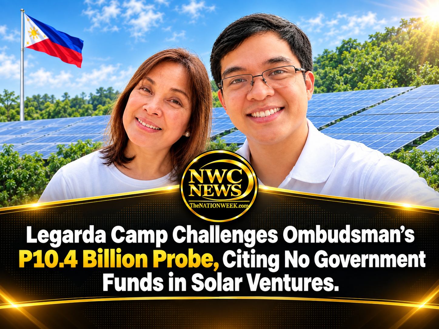 Legarda Camp Challenges Ombudsman’s P10.4 Billion Probe, Citing No Government Funds in Solar Ventures