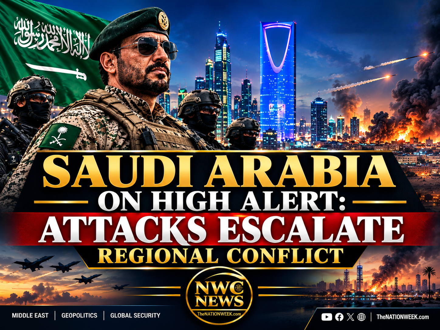 Saudi Arabia on High Alert: Attacks Escalate Regional Conflict