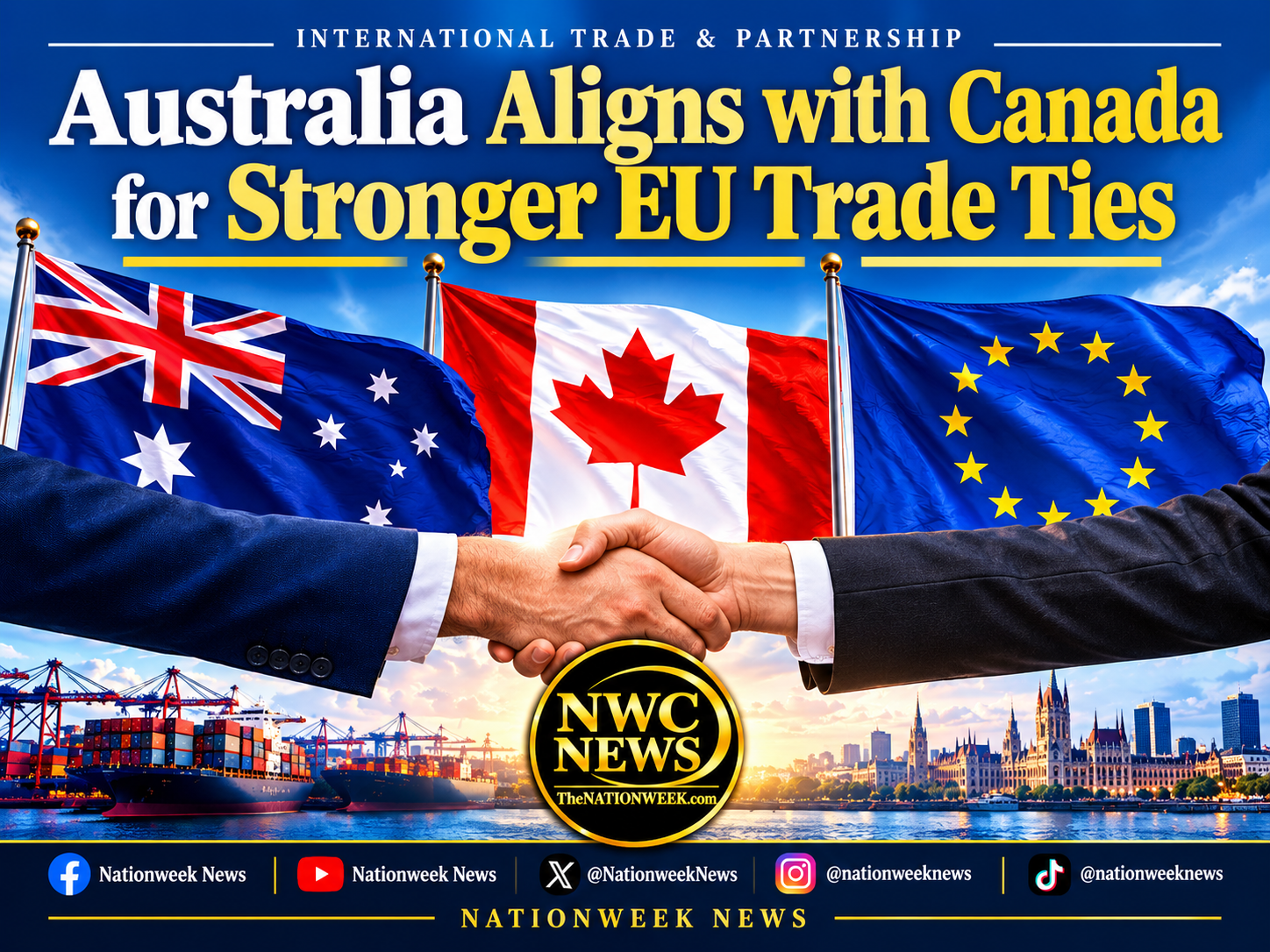 Australia Aligns with Canada for Stronger EU Trade Ties