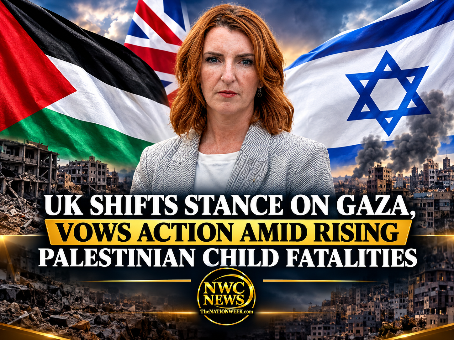 UK Shifts Stance on Gaza, Vows Action Amid Rising Palestinian Child Fatalities