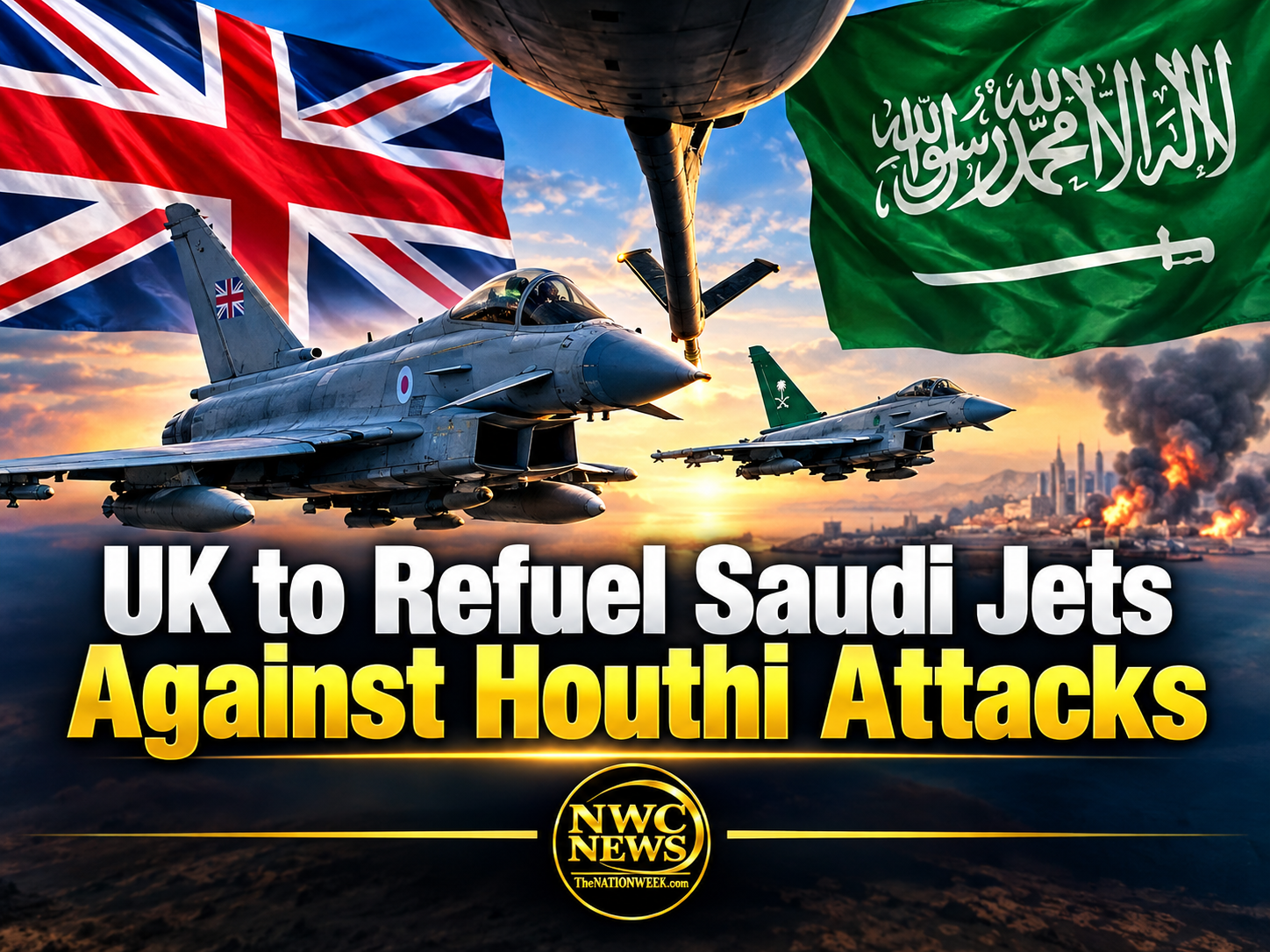 UK to Refuel Saudi Jets Against Houthi Attacks