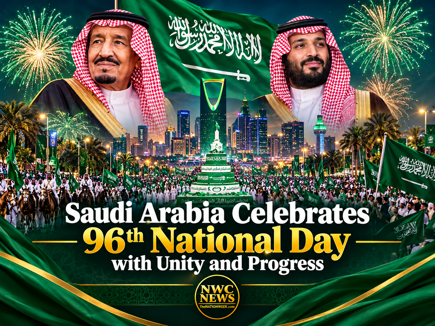 Saudi Arabia Celebrates 96th National Day with Unity and Progress