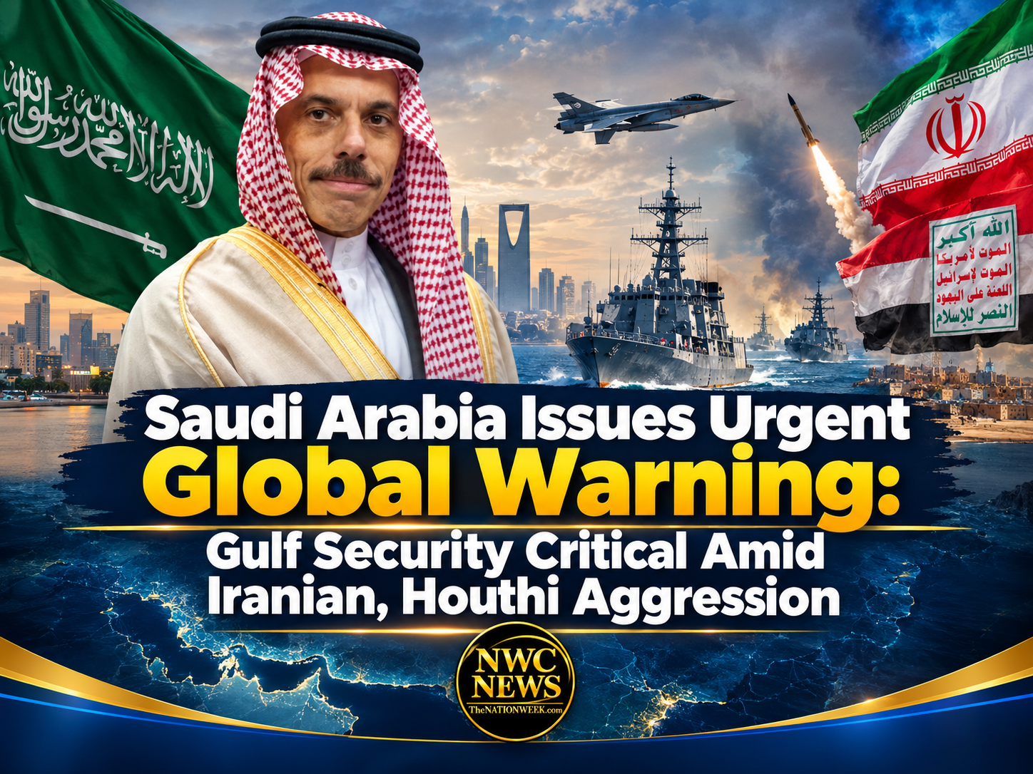 Saudi Arabia Issues Urgent Global Warning: Gulf Security Critical Amid Iranian, Houthi Aggression