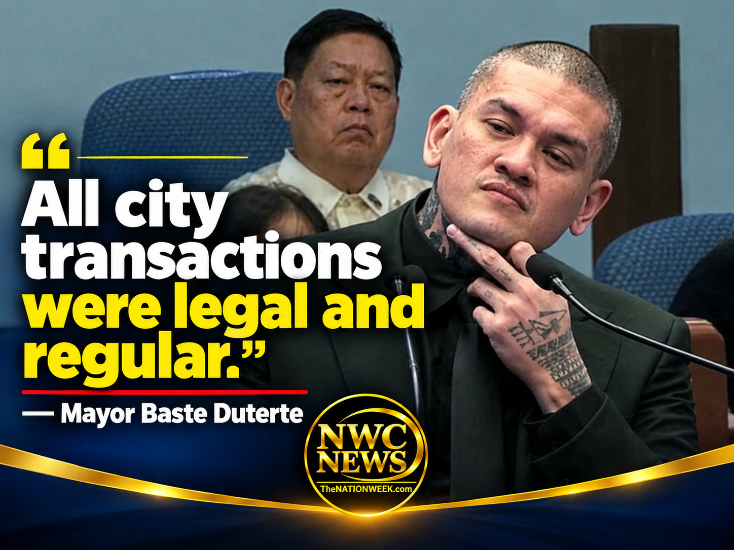 Baste Duterte Declared Hostile Witness — But Baste Duterte Clears Sara on GenCorp Links