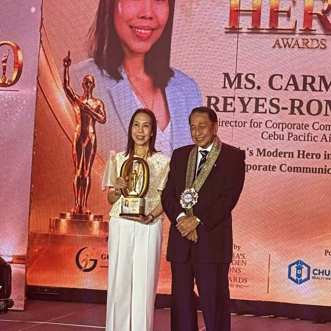 Cebu Pacific’s Carmina Reyes-Romero Honored with Asia’s Modern Hero Award