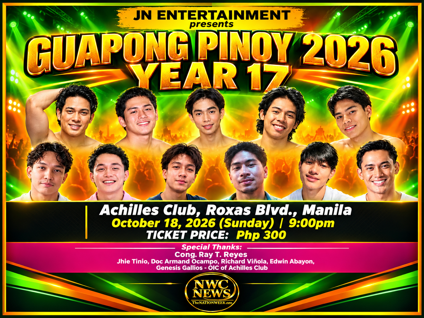 “Guapong Pinoy Year 17” Reveals Next-Gen Filipino Male Stars