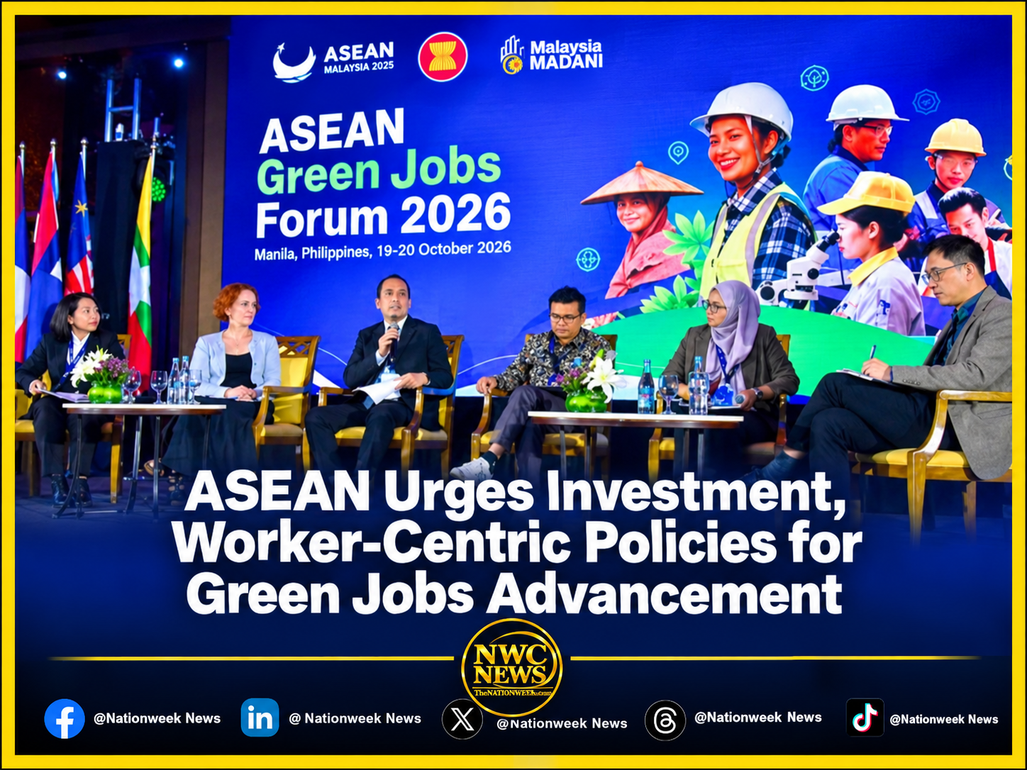 ASEAN Urges Investment, Worker-Centric Policies for Green Jobs Advancement