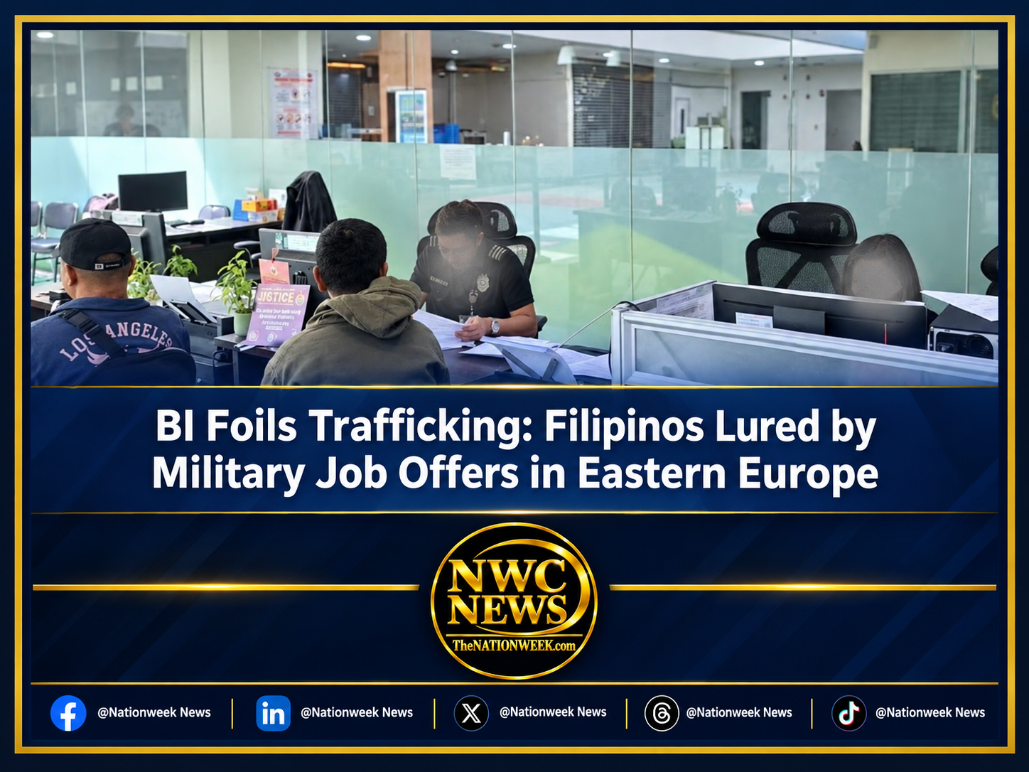 BI Foils Trafficking: Filipinos Lured by Military Job Offers in Eastern Europe