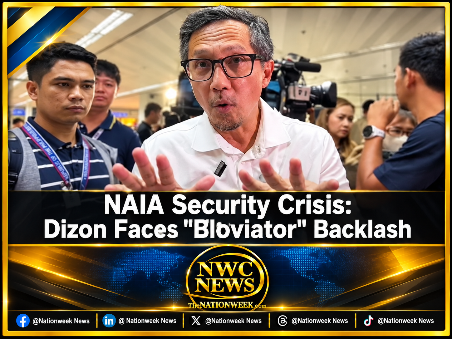 NAIA Security Crisis: Dizon Faces “Bloviator” Backlash
