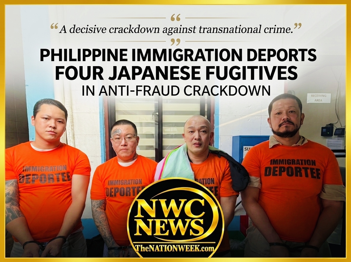 Philippine Immigration Deports Four Japanese Fugitives in Anti-Fraud Crackdown