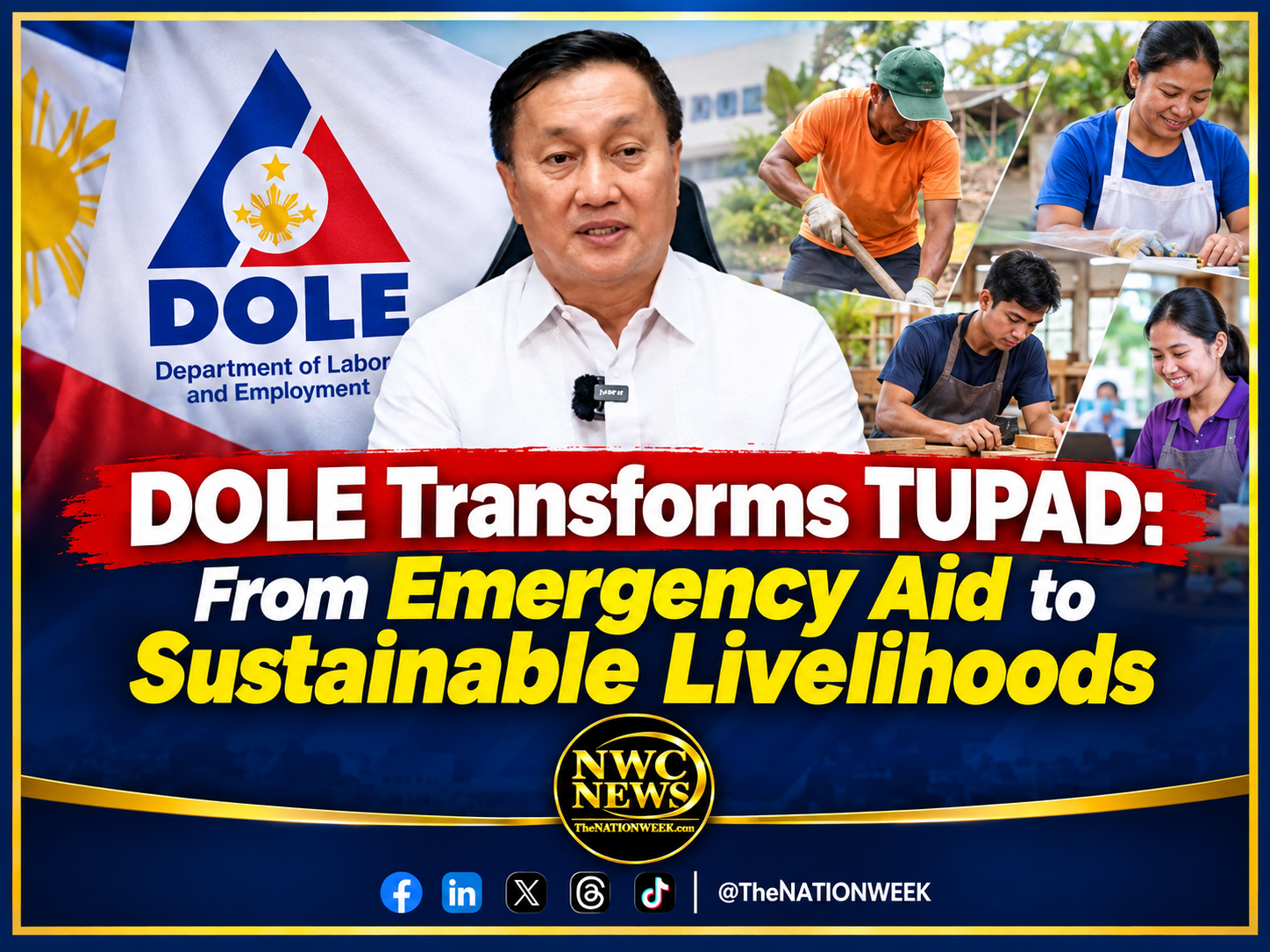 DOLE Transforms TUPAD: From Emergency Aid to Sustainable Livelihoods