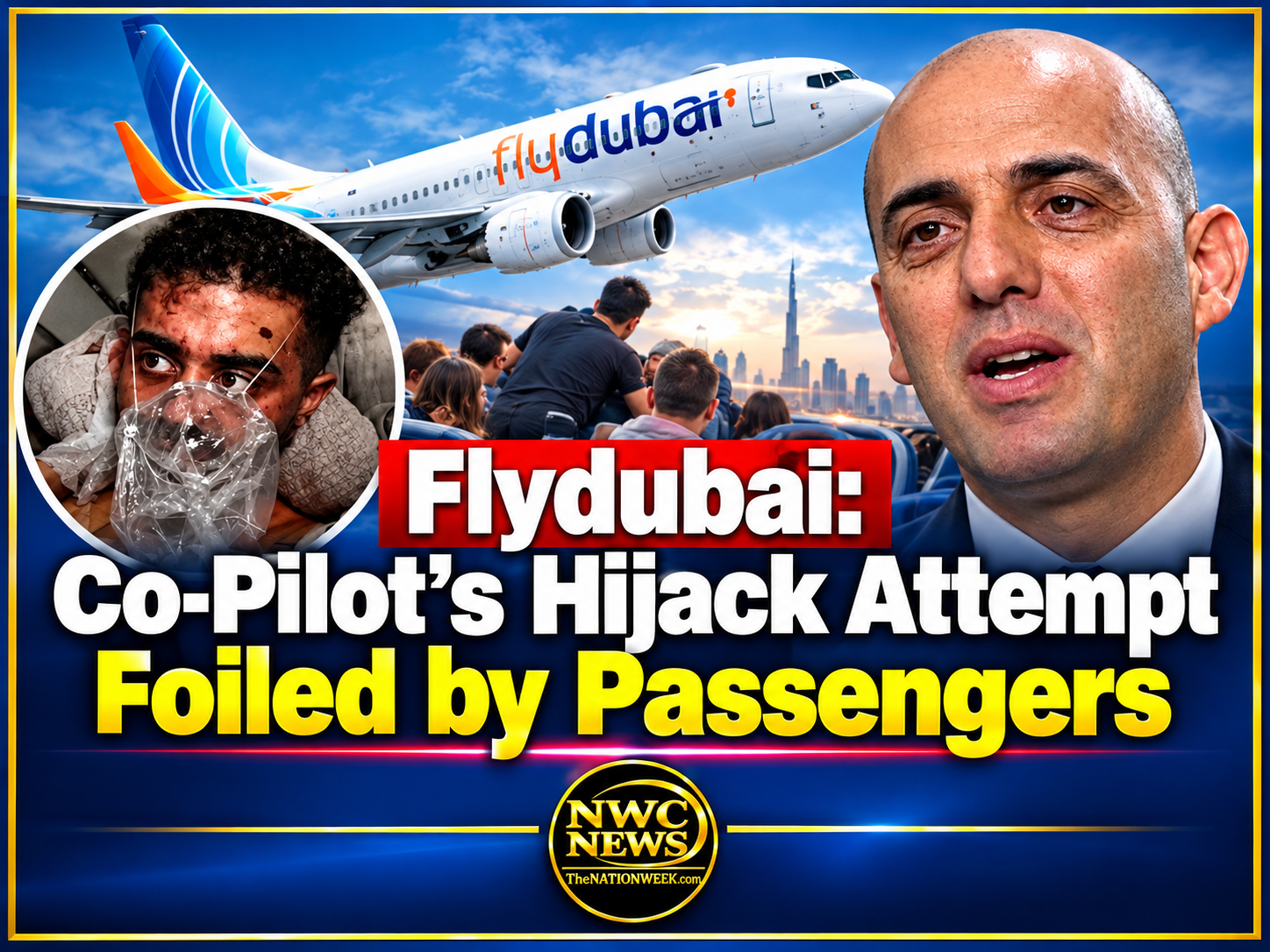 Flydubai: Co-Pilot’s Hijack Attempt Foiled by Passengers