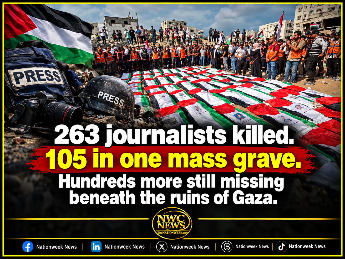 Gaza’s Deepest Scars: 105 Massacre Victims Unearthed and Buried After Three Years Under Rubble