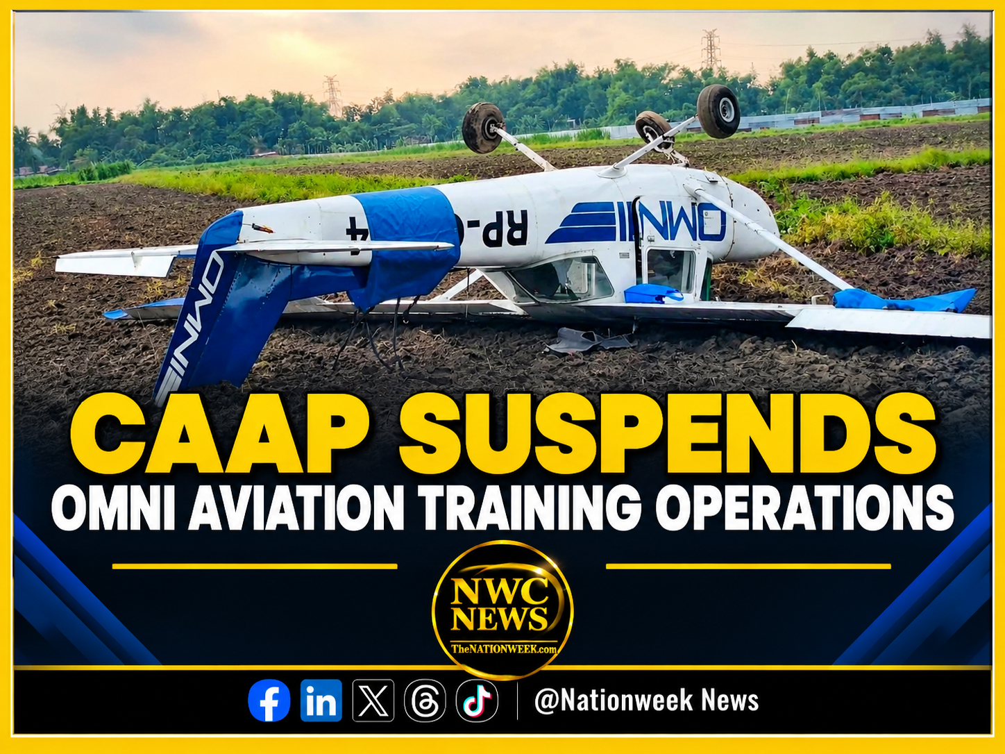 CAAP Suspends Omni Aviation Training Operations
