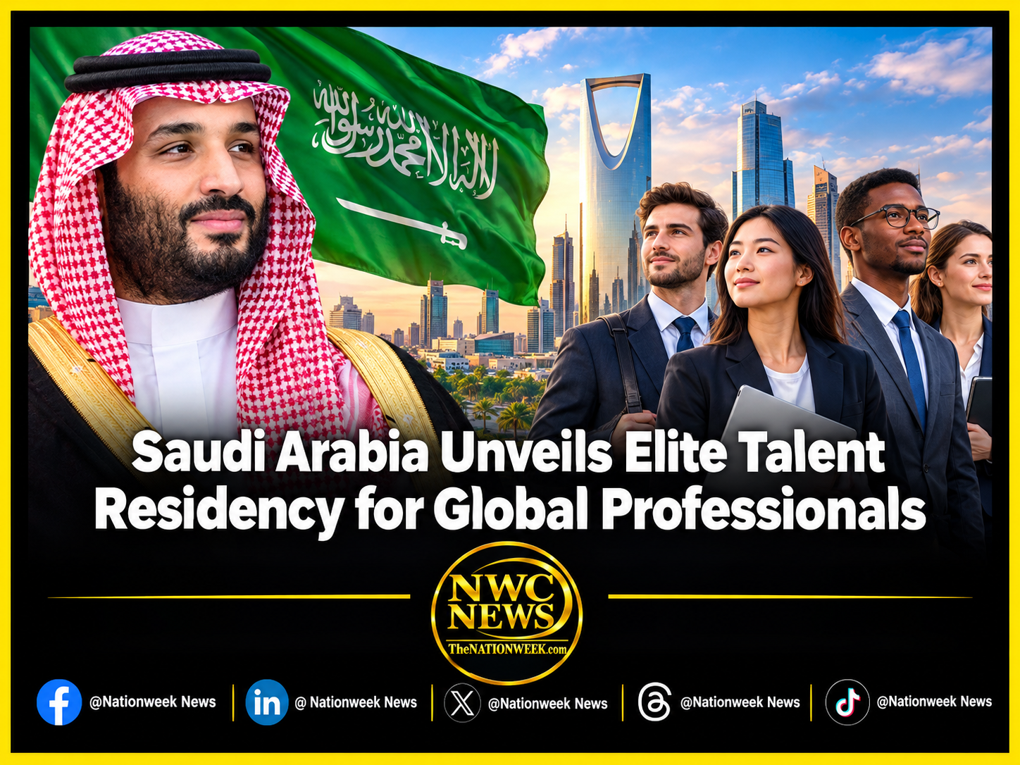 Saudi Arabia Unveils Elite Talent Residency for Global Professionals